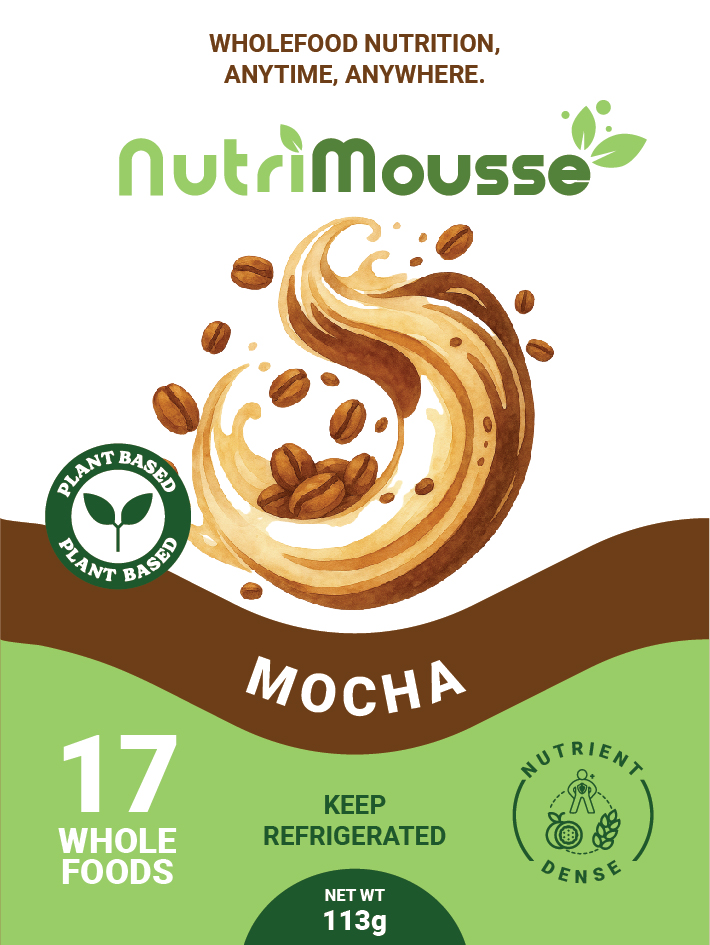NutriMousse Mocha label