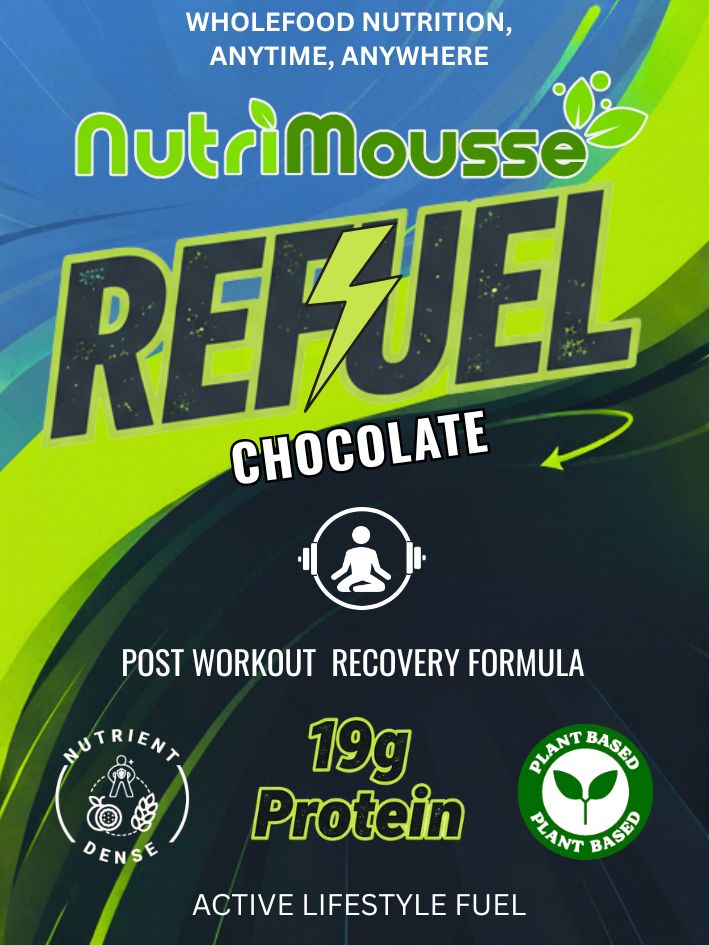 NutriMousse Refuel label